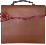 Ladies Slimline Leather Briefcase